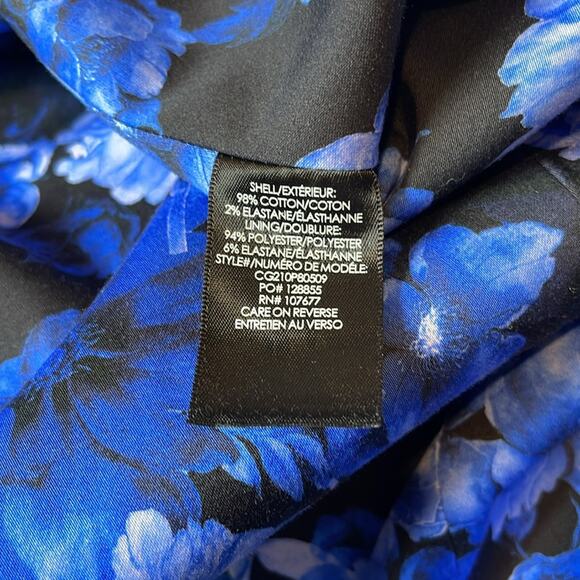 Alice + Olivia Florence Dream Floral Royalty High Low Maxi Gown Size 8 - Picture 11 of 11